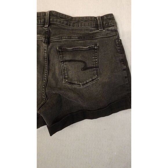 Time & True Black mid-rise women's shorts 10 - Picture 5 of 12